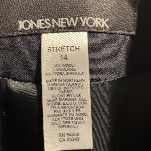 Jones of New York Navy blazer - Picture 3 of 6